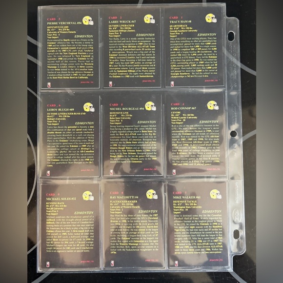 🏈1991 Canadian Football League, JOGO cards, Full Set (x220) - Picture 2 of 2